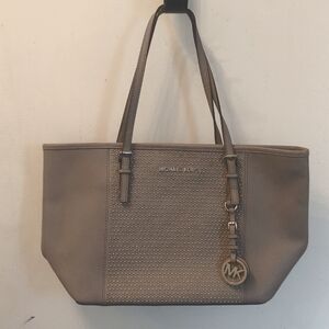 Michael Kors gray,tote style purse